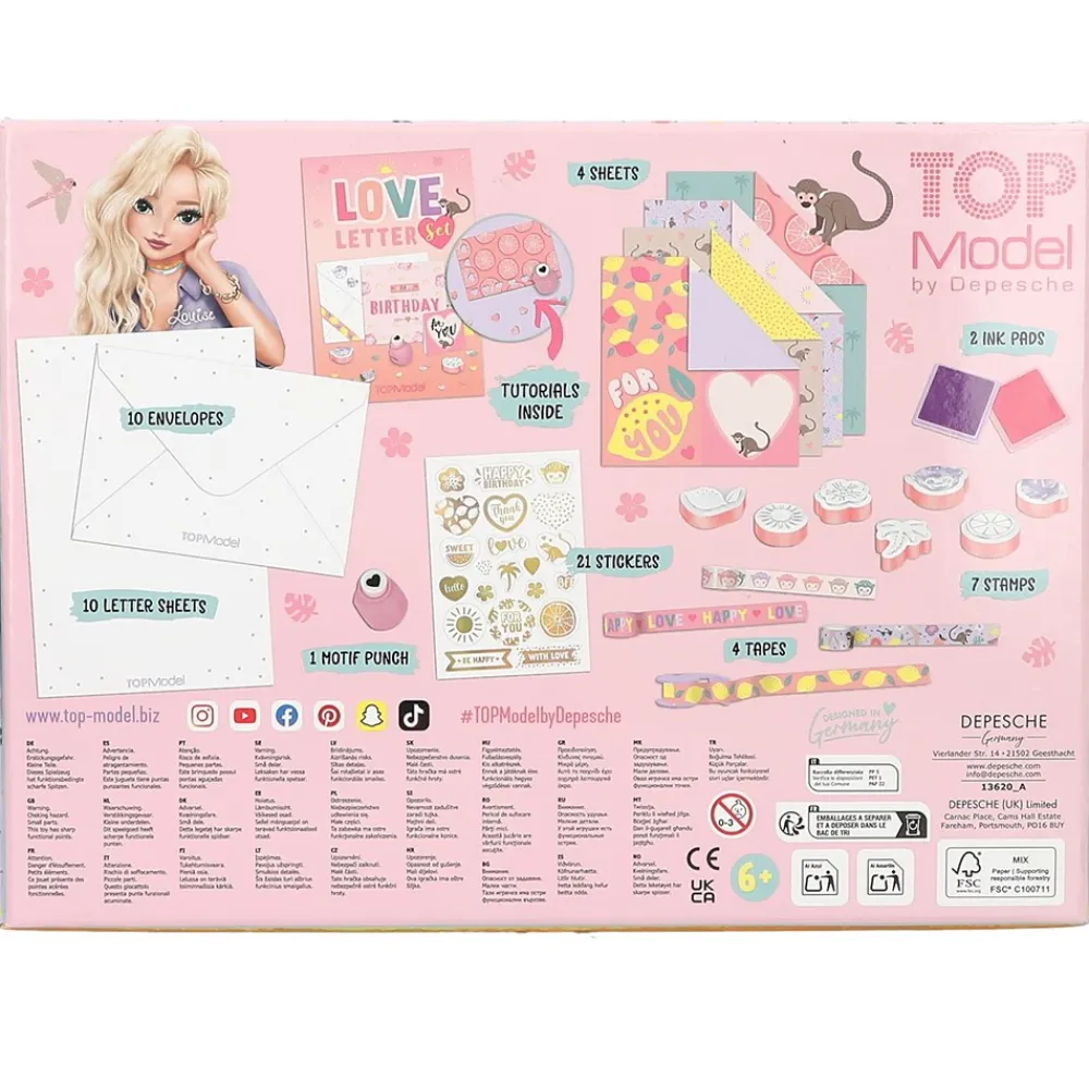 Clearance Juicy Kreativt Brevsæt Børn Kreativ Leg