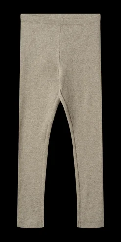 Wheat Jules Jersey Rib Leggings, , 128 cm-Børn Bukser & Leggings