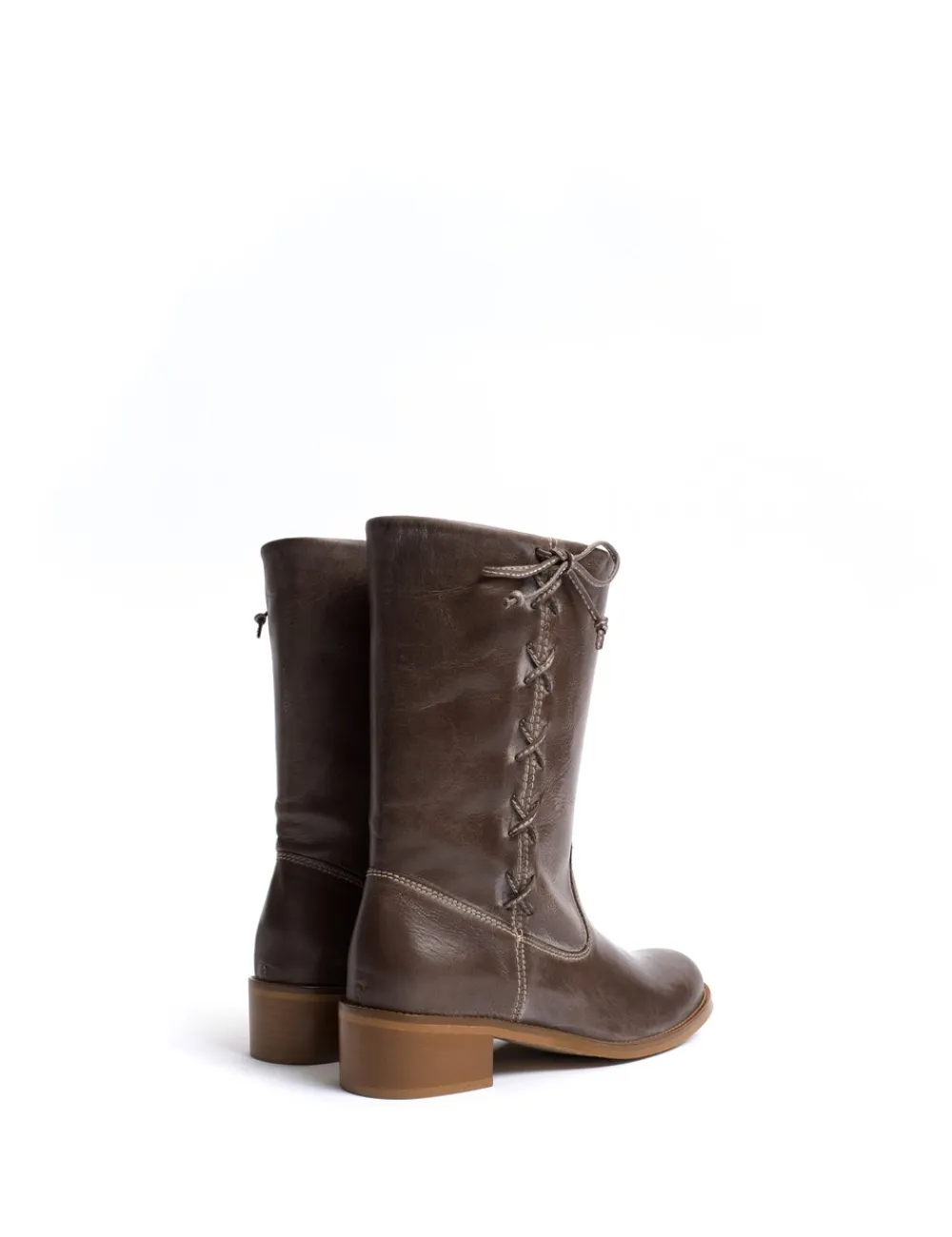 Dico Copenhagen Julia Gaucho Laces Støvler, , 39-Dame Støvler
