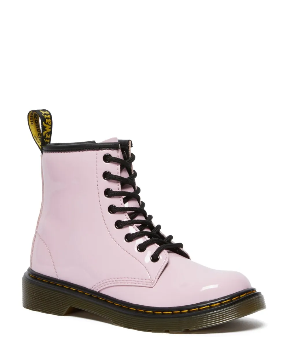 Dr. Martens Junior Patent Leather Ankle Støvle, , 33-Børn Støvler