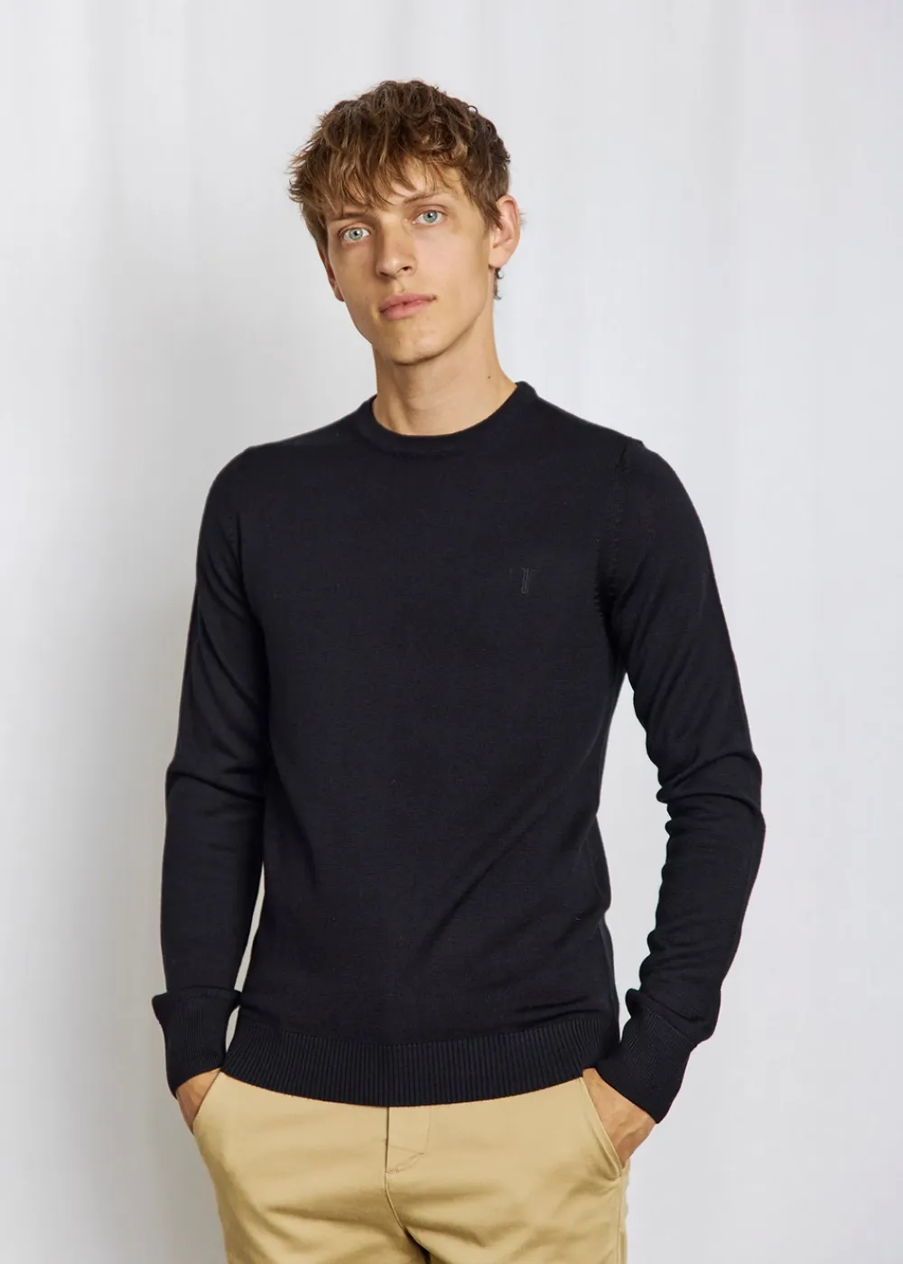 Bruun & Stengade Jupiter Regular Fit Striktrøje, , XL- Strik