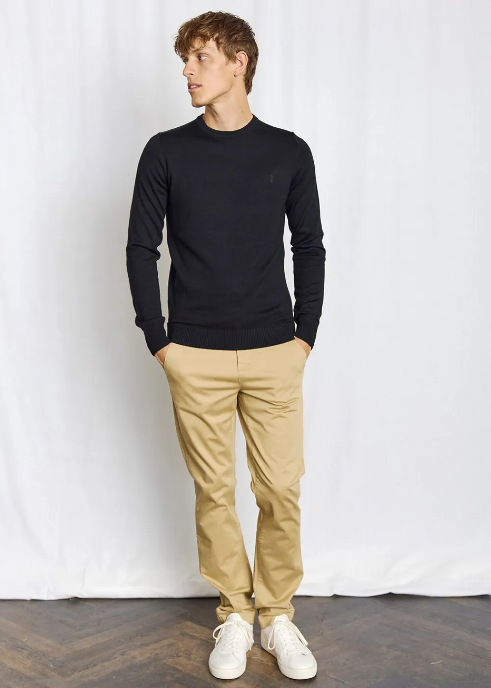 Bruun & Stengade Jupiter Regular Fit Striktrøje, , XL- Strik