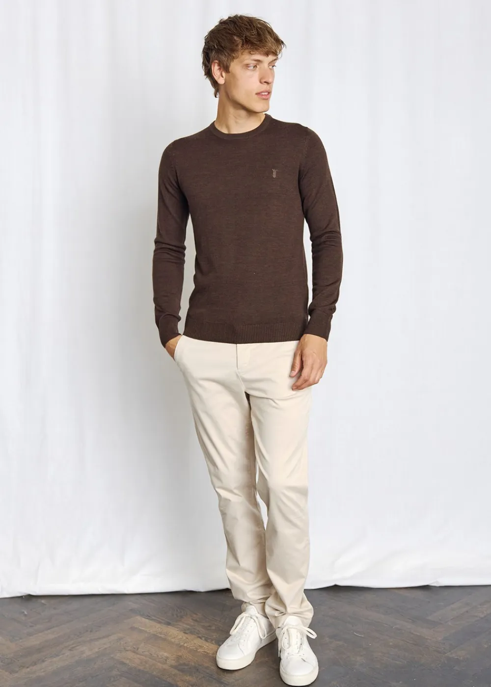 Bruun & Stengade Jupiter Regular Fit Striktrøje, , L- Strik