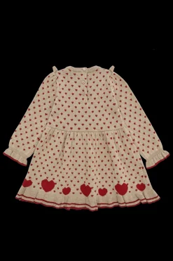 Hust & Claire Karina Hearts Kjole, , 128 cm-Børn Kjoler