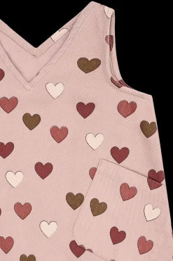 Hust & Claire Karoline Old Hearts Kjole, , 116 cm-Børn Kjoler