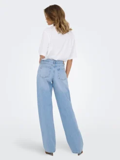 Katie Lavtaljede Jeans, , M/L32 Dame Jeans
