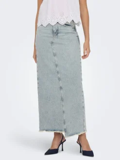 Clearance Khloe Denimnederdel, , XS Dame Nederdele