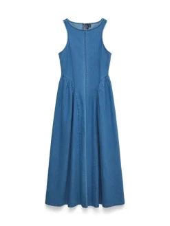 Vero Moda Kiara Denim Kjole, , L-Dame Kjoler