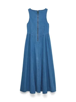 Vero Moda Kiara Denim Kjole, , L-Dame Kjoler