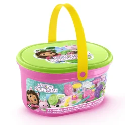 Gabby’S Dollhouse Kitty Fairy Garden Bucket Modellervoks-Børn Kreativ Leg