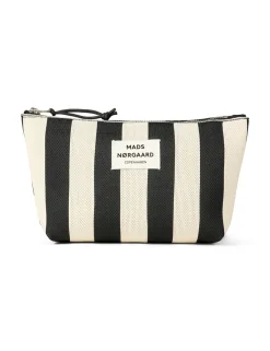 Mads Nørgaard Knit Stripe Hof Makeuptaske,-Dame Toilettasker|Toilet- & Makeuptasker