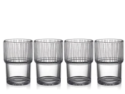 Bitz Kusintha 4-pak Cafeglas, , 38 cl- Glas