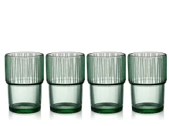 Online Kusintha 4-pak Cafeglas, Grøn, 38 cl Glas