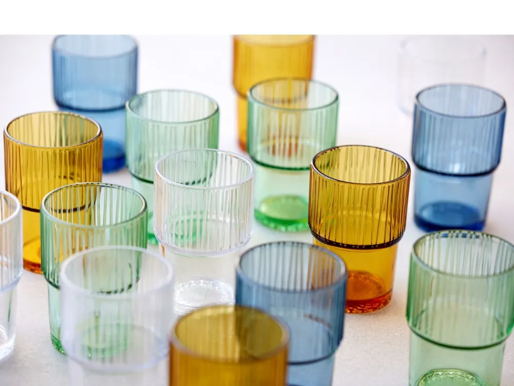 Online Kusintha 4-pak Cafeglas, Grøn, 38 cl Glas