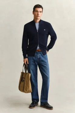 GANT Langærmet Cardigan, , 3XL- Cardigans