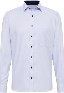 Eterna Langærmet Comfort Fit Skjorte, , 42- Skjorter