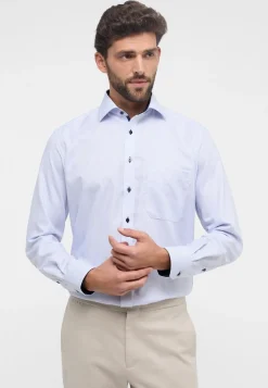 Eterna Langærmet Comfort Fit Skjorte, , 42- Skjorter