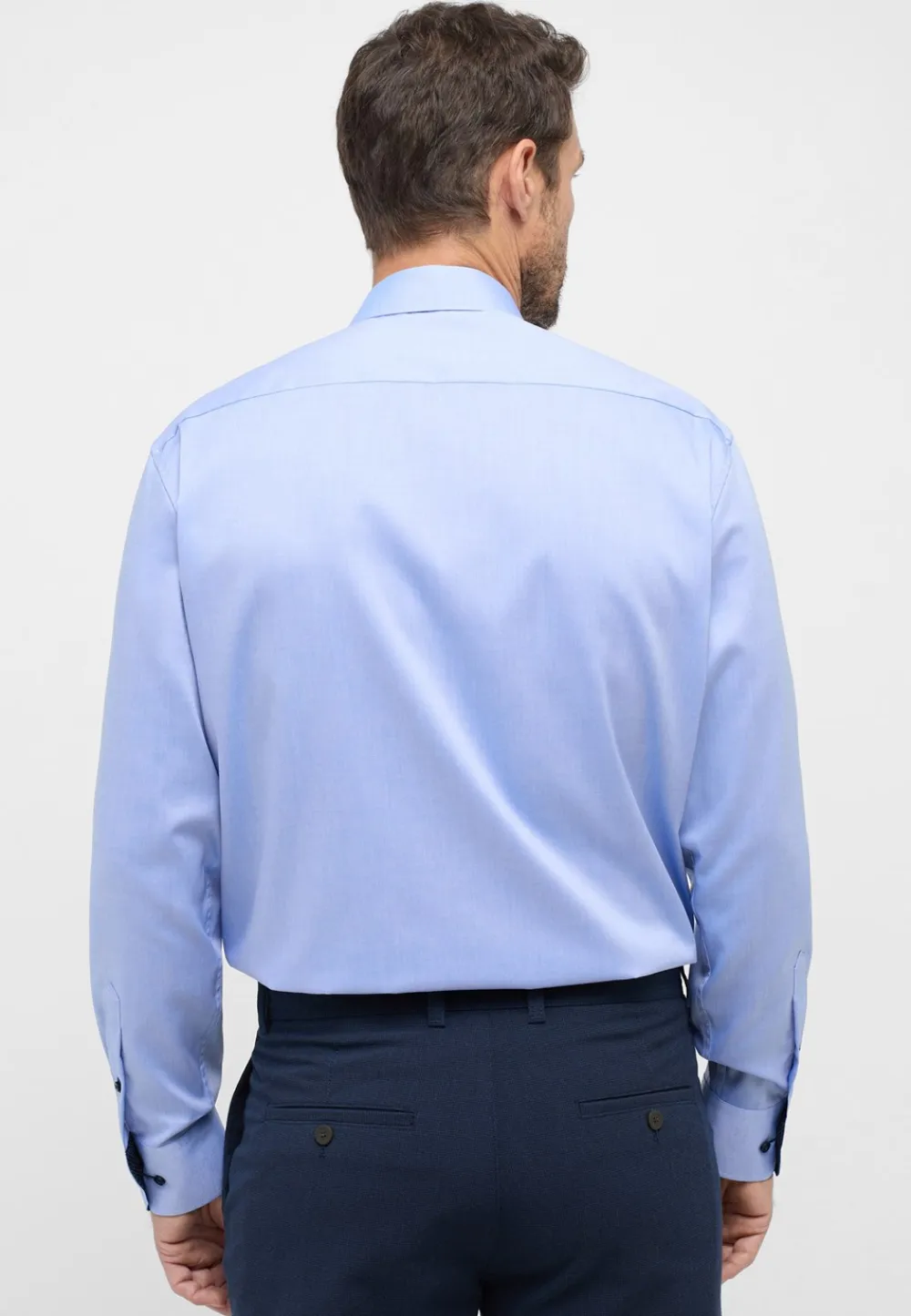 Eterna Langærmet Comfort Fit Skjorte, , 40- Skjorter
