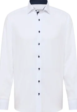 Eterna Langærmet Modern Fit Skjorte, , 44- Skjorter