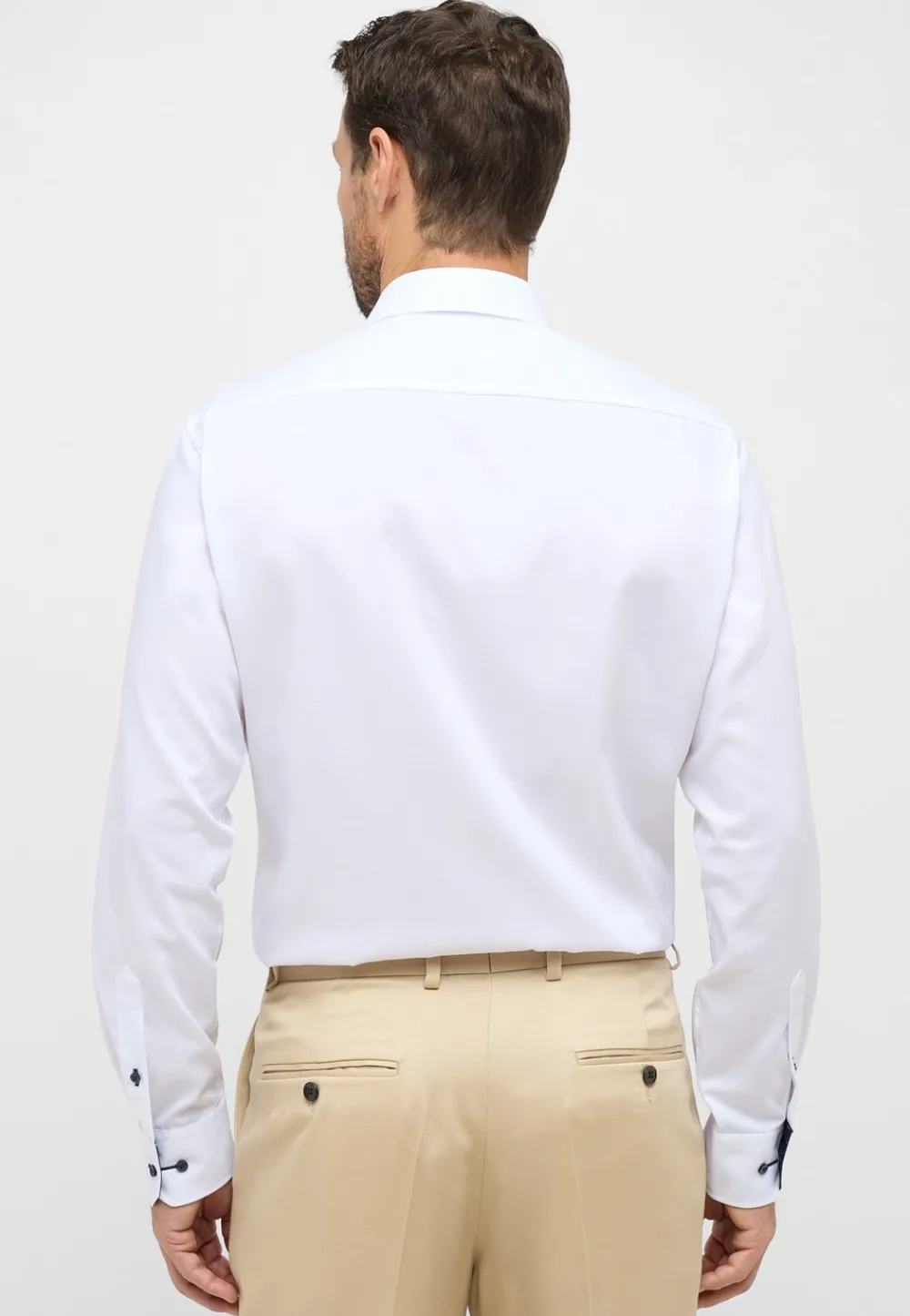 Eterna Langærmet Modern Fit Skjorte, , 44- Skjorter