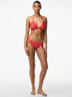 Pieces Laomi Lurex Bikinitop, , S-Dame Badetøj