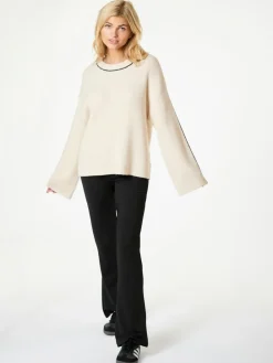 Best Latte Knit Striktrøje, , 40 Dame Strik & Sweatshirts
