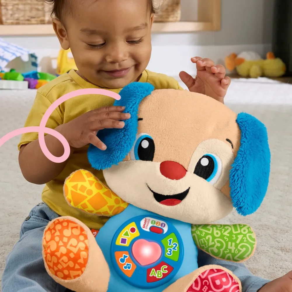 Fisher Price Laugh & Learn Smart Stages Puppy Aktivitetslegetøj-Børn Babylegetøj