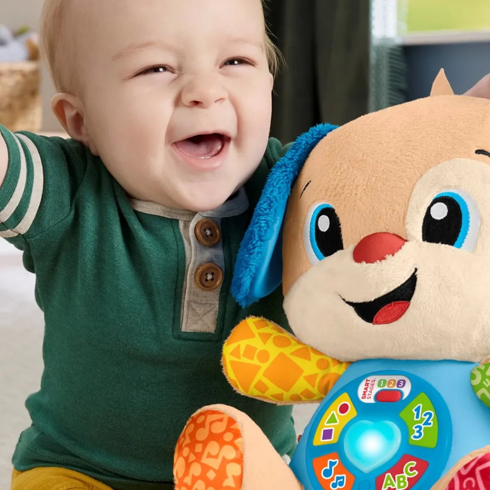 Fisher Price Laugh & Learn Smart Stages Puppy Aktivitetslegetøj-Børn Babylegetøj