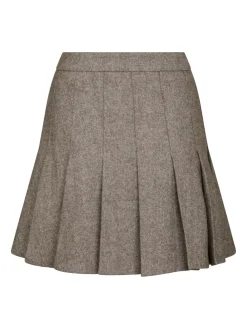 Neo Noir Laurina Herringbone Nederdel, , 36-Dame Nederdele