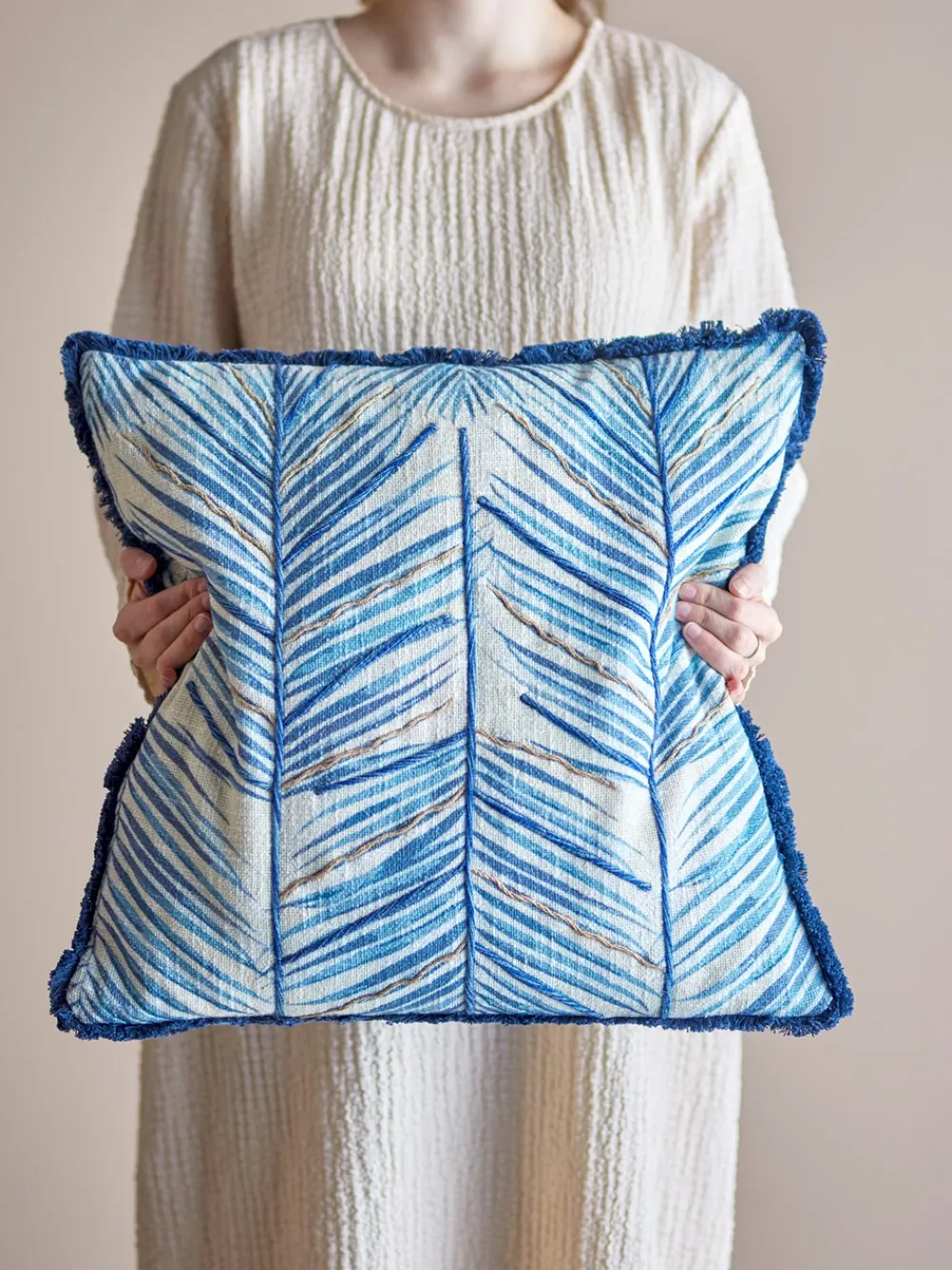 Bloomingville Laval Pude, , 50x50 cm- Puder