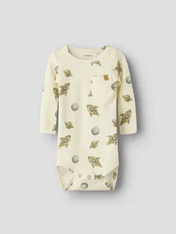 Lil' Atelier Layo Geo Slim Body, , 80 cm-Børn Bodies & Heldragter