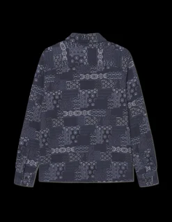 Les Deux Layton Contrast Jacquard Overshirt, , S- Overshirts