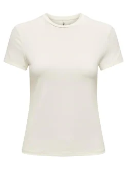ONLY Lea Kortærmet T-shirt, , L-Dame T-Shirts & Toppe