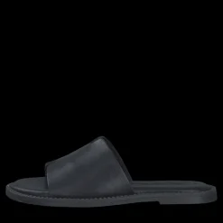 Tamaris Leather Slippers, , 37-Dame Sandaler