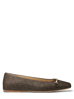Michael Kors Lena Logo Ballerina, , 39-Dame Ballerinaer