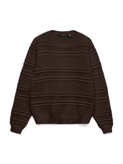 Vero Moda Leo Striktrøje, , L-Dame Strik & Sweatshirts