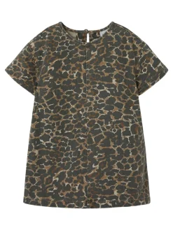 Discount Leo Twill Kjole, , 98 cm Børn Kjoler