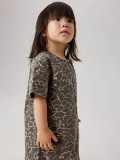 Discount Leo Twill Kjole, , 98 cm Børn Kjoler