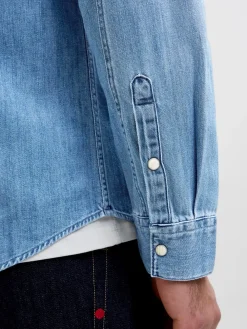 Discount Lesner Denim Skjorte, , XXL Skjorter