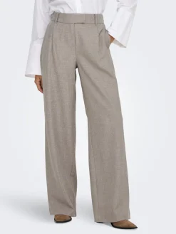 ONLY Linda Højtaljede Bukser, , M/L32-Dame Bukser & Leggings