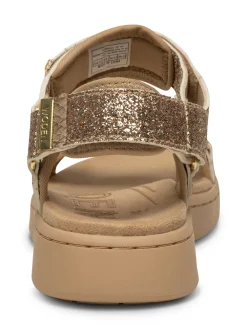 Discount Line Glitter Sandaler, , 42 Dame Sandaler