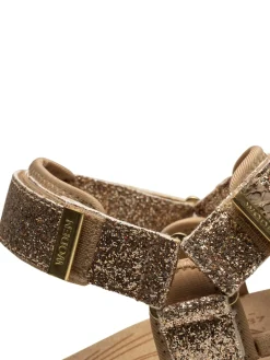 Discount Line Glitter Sandaler, , 42 Dame Sandaler