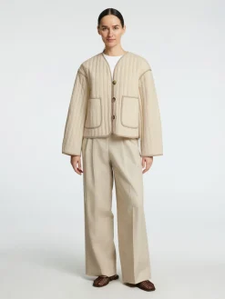 Selected Women Linn Quiltet Jakke, , 42-Dame Jakker & Frakker