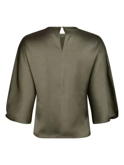 Neo Noir Liora Heavy Sateen Bluse, , 36-Dame Bluser & Skjorter