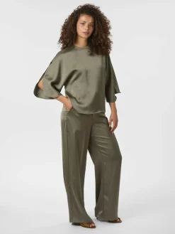 Neo Noir Liora Heavy Sateen Bluse, , 36-Dame Bluser & Skjorter
