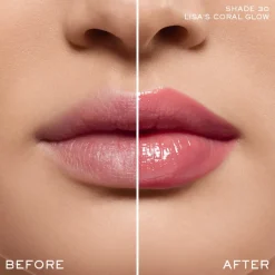 Lancôme Lip Idôle Squalane-12 Butterglow Glowy Color Balm, 30 Lisa's Coral Glow- Læber
