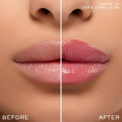Lancôme Lip Idôle Squalane-12 Butterglow Glowy Color Balm, 30 Lisa's Coral Glow- Læber