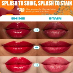NYX Professional Makeup Lip I.V. Hydrating Gloss Stain Lipgloss,- Læber