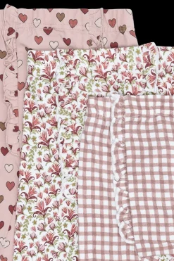 Hot Liva Little Check 3-pak Leggings, , 90 cm Børn Bukser & Leggings