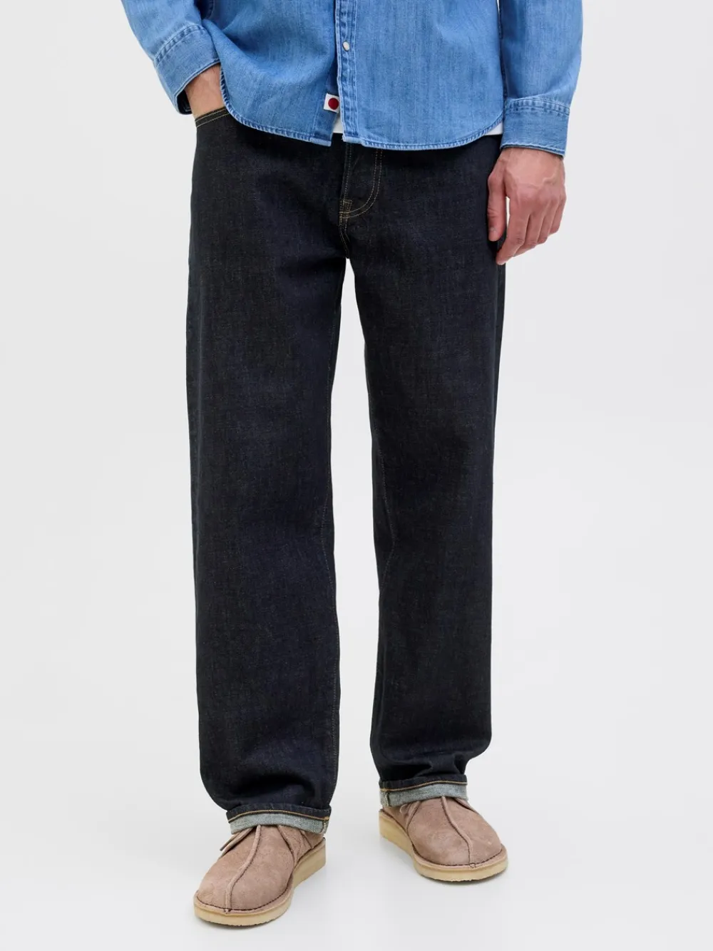 Outlet Loose Royal Selvedge 566 Jeans, , W32/L32 Jeans